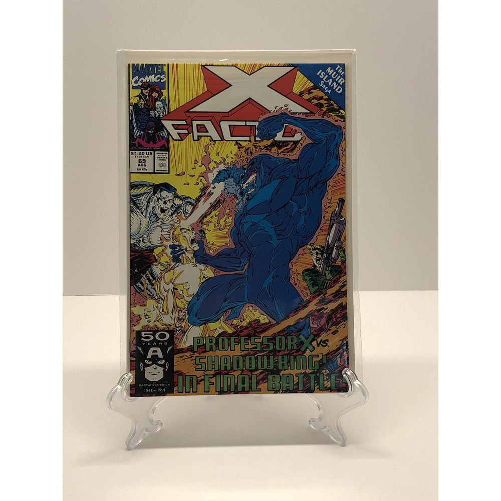 X-Factor #69 NM- 9.2 MARVEL COMICS‎ 1991 SHADOW KING THE MUIR ISLAND SAGA